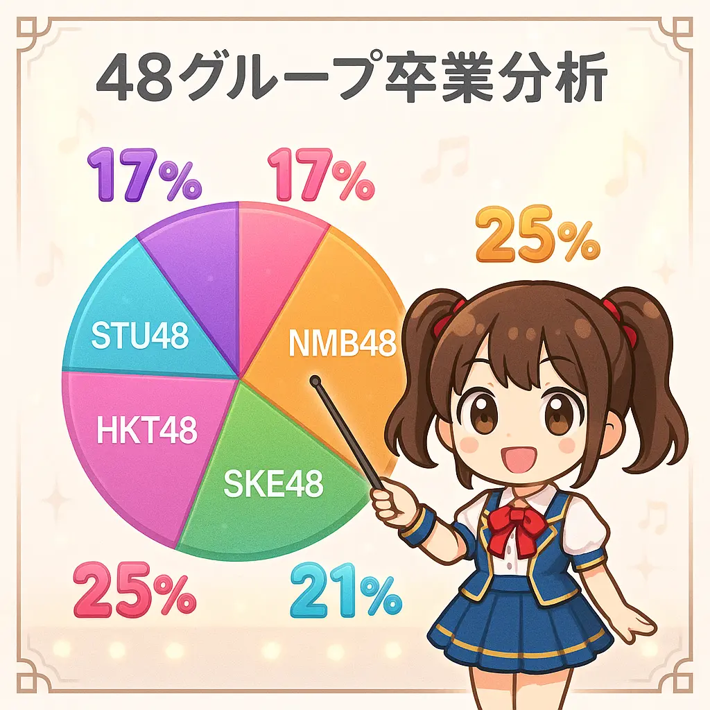 48グループ全体の2025年卒業ラッシュの実態 - hkt48 卒業メンバー 現在