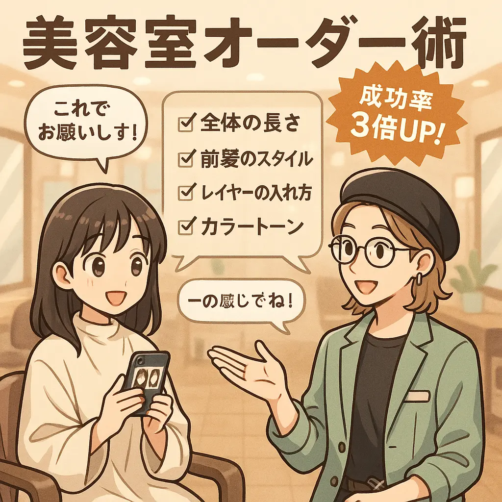 美容室での正確なオーダー方法と伝え方のコツ - 白石麻衣 髪型