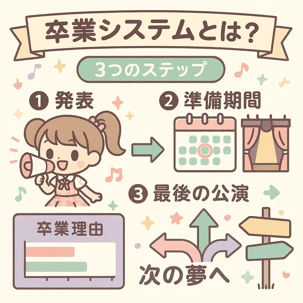 卒業システムの仕組みと意義 - akb 卒業順