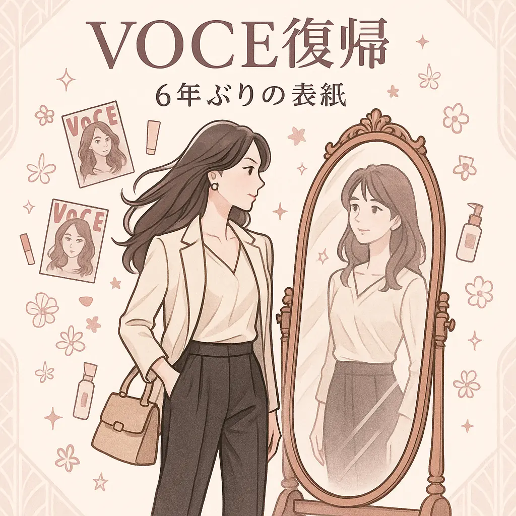 VOCE表紙復帰が示す6年間の成熟 - 白石麻衣ランジェリー
